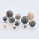 OLYCRAFT 4Strands Natural Pink Zebra Jasper Stone Beads 8mm/6mm/10mm/4mm Gemstone Round Loose Beads Crystal Energy Stone for Jewelry Making DIY Handmade G-OC0001-22M-4