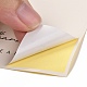 Pegatinas de sellado de papel revestido X-DIY-F085-01A-07-4