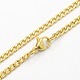 304 Stainless Steel Curb Chain Necklaces STAS-O037-95G-1