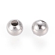304 Stainless Steel Hollow Round Seamed Beads STAS-R032-6mm-2