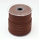 Eco-Friendly Braided Leather Cord WL-E008-3mm-24-1