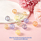 Gioielli pandahall 12 pz 6 perle di globo di vetro soffiato trasparente fatte a mano GLAA-PJ0001-03-4