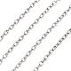 304 Stainless Steel Cable Chains X-CHS-A003I-0.5mm-1
