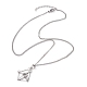 201 Stainless Steel Macrame Pouch Empty Stone Holder for Pendant Necklaces Making NJEW-JN04448-1