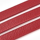 Cordones de cuero de imitación plana LC-E019-01A-1