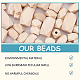 PandaHall Elite Unfinished Wood Beads WOOD-PH0001-24-5
