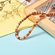 Nbeads 1 Strand Natural Wood Lace Stone Beads Strands G-NB0002-43-4