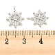 925 Sterling Silver Micro Pave Cubic Zirconia Charms STER-Q190-04P-3