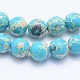 Synthetic Imperial Jasper Beads Strands G-F531-6mm-H04-3