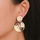 Alloy Stud Earrings Findings EJEW-CJ0001-02G-7