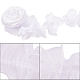 Gorgecraft 5 ярд белая плиссированная органза со сборками отделка бисером лента с рюшами 4-3/8