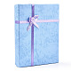 Cajas de cartón para joyería con flores (color de entrega aleatoria) y esponja en el interior. CBOX-R023-2-4