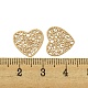 Ciondoli con decorazioni in metallo inciso in ottone KKC-D001-27KCG-3