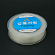 韓国製弾性水晶の線  DIYジュエリービーズストレッチコードのパーツ  透明  1mm  約37.18ヤード（34m）/ロール OCOR-I002-1.0mm-3