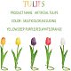 Tulipe imitation cuir pu DIY-GA0001-24-5