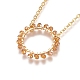 Kit de colliers avec perles de verre galvanisé NJEW-JN02626-03-2