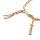Bracelets de perles de nylon tressés réglables BJEW-JB06058-01-3