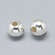 925 Sterling Silver Beads STER-T002-238S-9mm-2