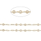Cadenas de cuentas de perlas de imitación de plástico ccb hechas a mano CHC-K011-25G-2