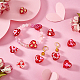 16pcs 8 Arten handgemachte Bunte Malerei-Perlen&nbsp;LAMP-GA0001-12-5