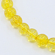 Synthétiques perles citrine brins G-C076-12mm-6A-1