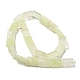 Brins de perles de verre en pierre de pastèque jaune G-M420-G06-01-3