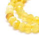 Chapelets de perles en opale jaune naturelle G-E569-I21-3
