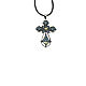 Collana con pendente a croce in lega di zinco VJ0126-04-1
