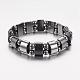 Valentine Day Gifts for Husband Stretchy Magnetic Synthetic Hematite Bracelet IMB005-2