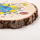 CREATCABIN Celestial Sun Moon and Stars Natural Round Wood Slices 4.3 Inch Rustic Undrilled Wooden Centrepiece Circular Tree Trunk Discs Log Coaster Decor Holiday Ornaments for Home Living Room AJEW-WH0363-004-4