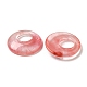 Cherry Quartz Glass Pendants G-T122-76V-2