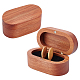 木製の箱  フリップ磁気カバー  バリーウッド  8.4x4.4x4cm WOOD-WH0029-05-1