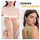 40 шт. подвески из нержавеющей стали 304 двух цветов FIND-CA0009-48-7