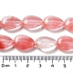 Chapelets de perles en verre de quartz de cerise G-L242-18-5