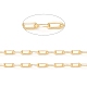 Handmade Golden Brass Enamel Link Chains CHC-M021-66A-08-2