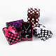 San Valentino presenta pacchetti rettangolo Polka Dot cartone stampato contenitori di monili CBOX-E002-M-1