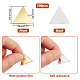 PH PandHall 100pcs Golden Mirrors for Crafts AJEW-PH0004-90A-2