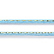 Metallic Fleck Perlen Schnur Schnüre NWIR-R024-365-5