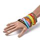 Free Sample Silicone Wristbands Bracelets BJEW-K165-06B-5
