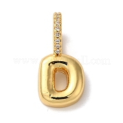 Латунные микро проложить кубического циркония подвески KK-K345-13D-G