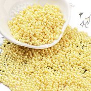 Непрозрачные цветные стеклянные бусины SEED-A033-06N