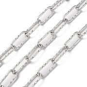 Текстурированные цепочки-скрепки из нержавеющей стали 304 CHS-G027-04P