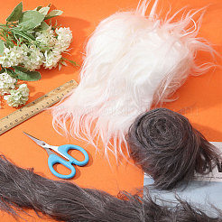 Barbe de costume de barbe de gnome en laine artificielle&nbsp;OCOR-WH0082-273B
