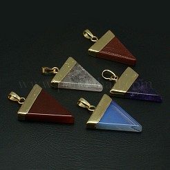 Pendentifs en pierre précieuse naturelle & synthétique&nbsp;G-P050-G