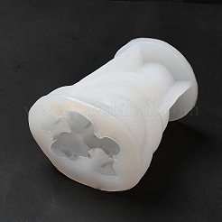 Moules en silicone pour figurines de cochons empilables bricolage&nbsp;SIMO-C001-01
