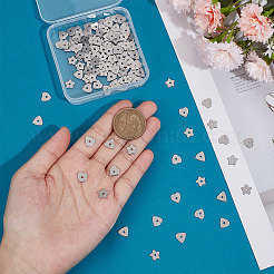 150 Stück 3 Stil 304 Edelstahlperlen&nbsp;STAS-UN0047-39