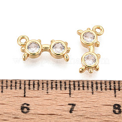 Laiton pavé de zircons cubiques&nbsp;KK-N263-109G