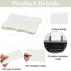 50 Stück DIY-Papier-Grußkarten in Blanko-Form&nbsp;AJEW-CP0010-26A-02