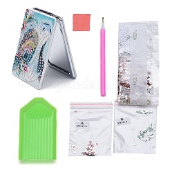 Kit adesivi per pittura diamante fai da te per la realizzazione di specchi in plastica&nbsp;DIY-F059-38