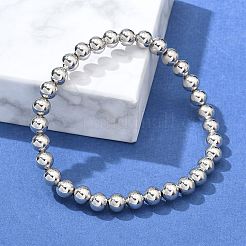 Stretch-Armbänder aus Messingperlen für Männer und Frauen&nbsp;BJEW-G736-08P